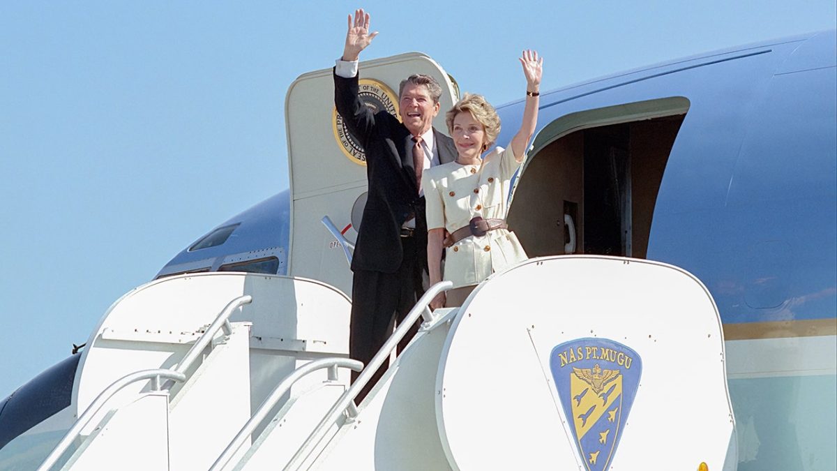Reagan’s Boeing 707 Air Force One marks 20 years of being on permanent display