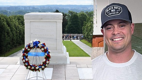 Army officer stays apolitical amid criticism of Veterans Day message