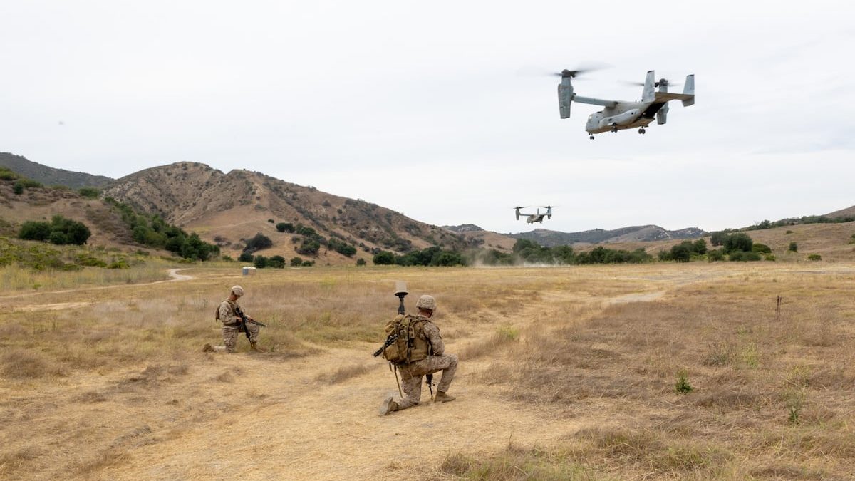 Marines seek Osprey-portable GPS landing system for austere airfields