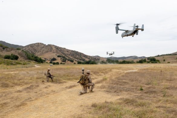 Marines seek Osprey-portable GPS landing system for austere airfields
