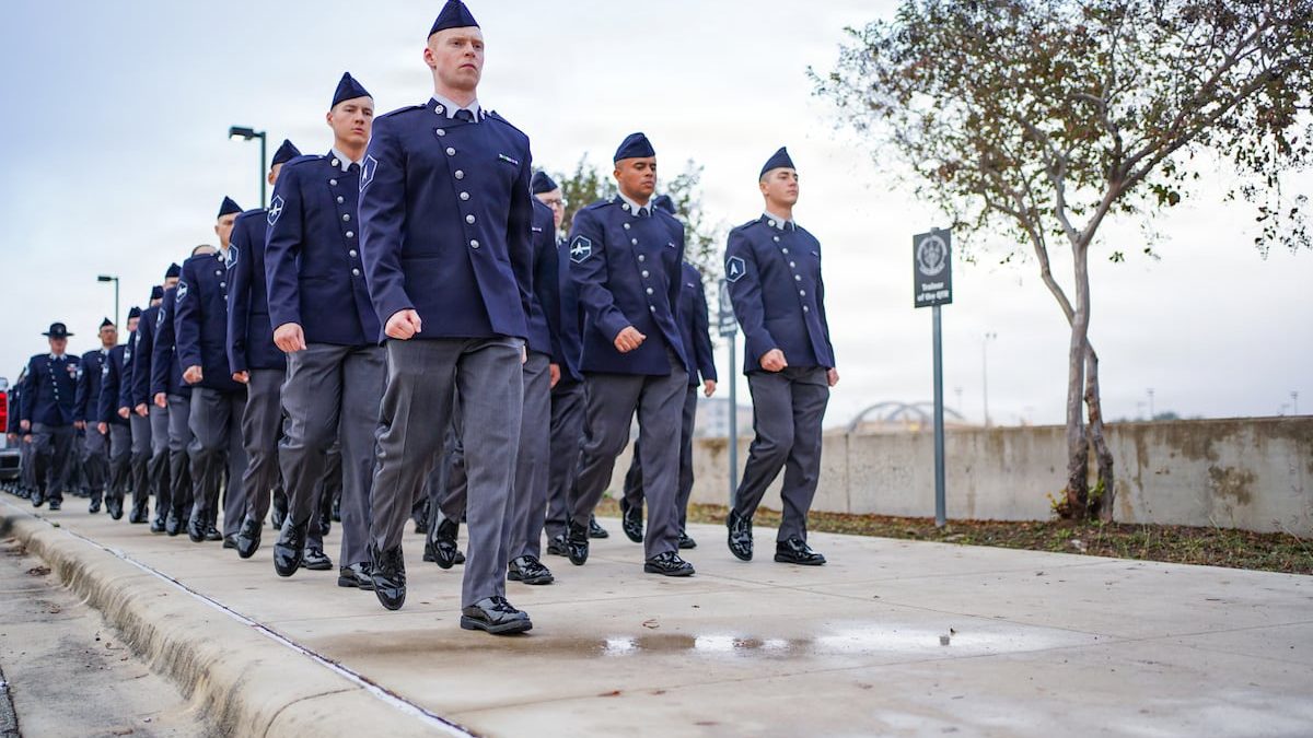 Latest class of guardians first to don new dress uniform at graduation