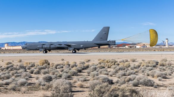 B-52 with key radar upgrade flies to Edwards for testing