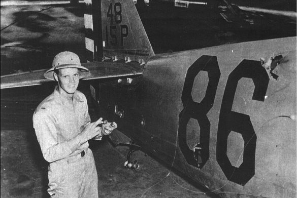 The pajama pilot over Pearl Harbor