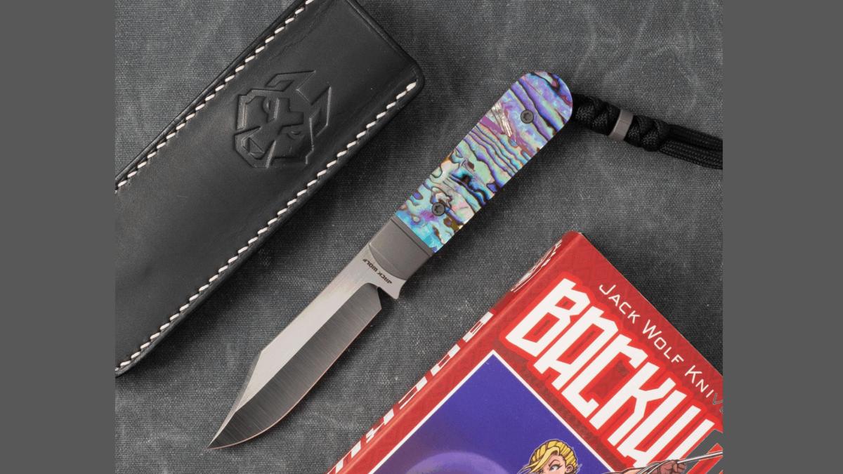 Inbound Jack Wolf Collab is a Fixed Blade from Melissa Backwoods Miller