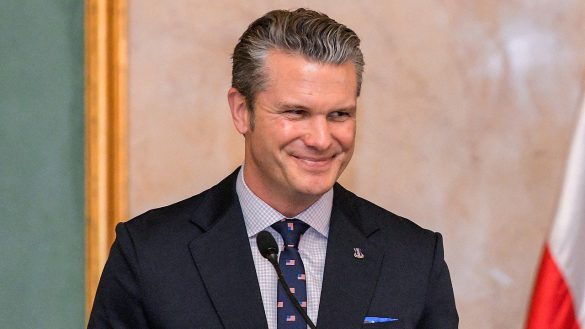 War Sec Pete Hegseth posts meme of children’s book character blowing up boat