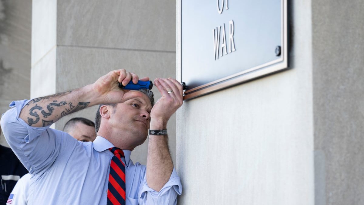 ‘Department of War’ rebrand could cost up to $125 million, CBO says