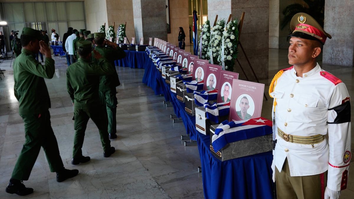 Remains of Cuban officers killed during Venezuela strike repatriated