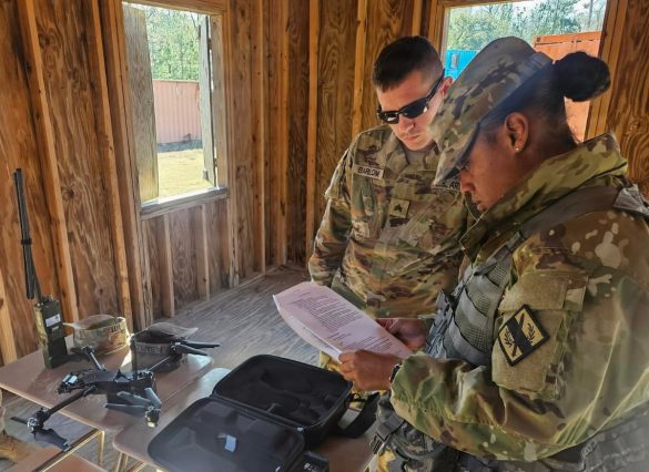 Georgia National Guard train troops to fly small quadcopter drones