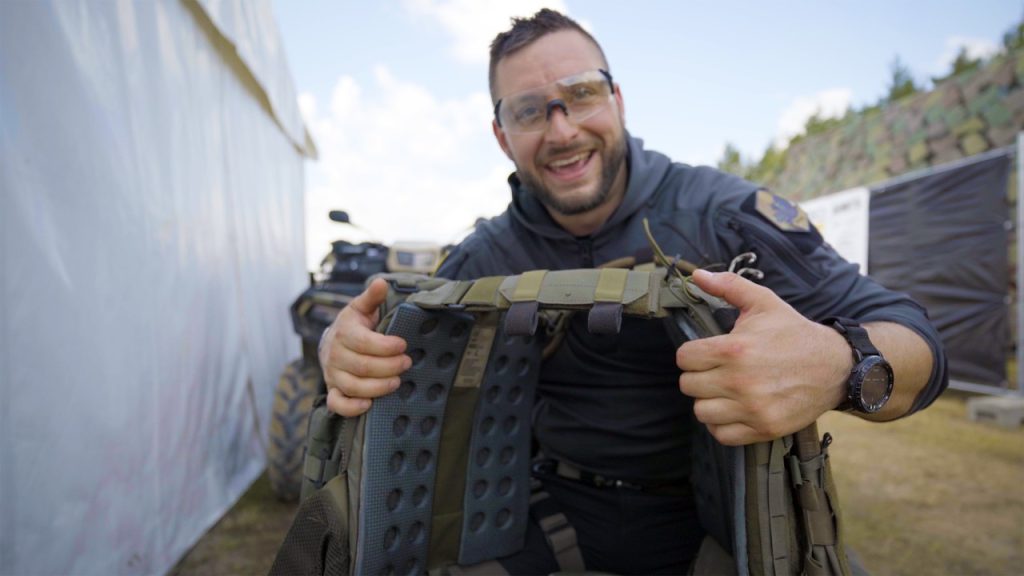 Gear setup for CZECH COMBAT shooting competition