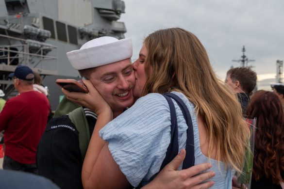 USS Fitzgerald returns home after more than half a year abroad