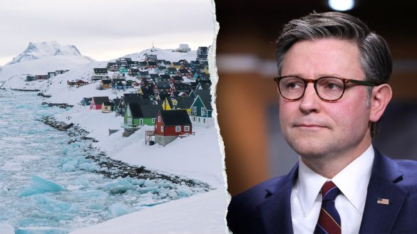 House Speaker Mike Johnson rejects military intervention in Greenland