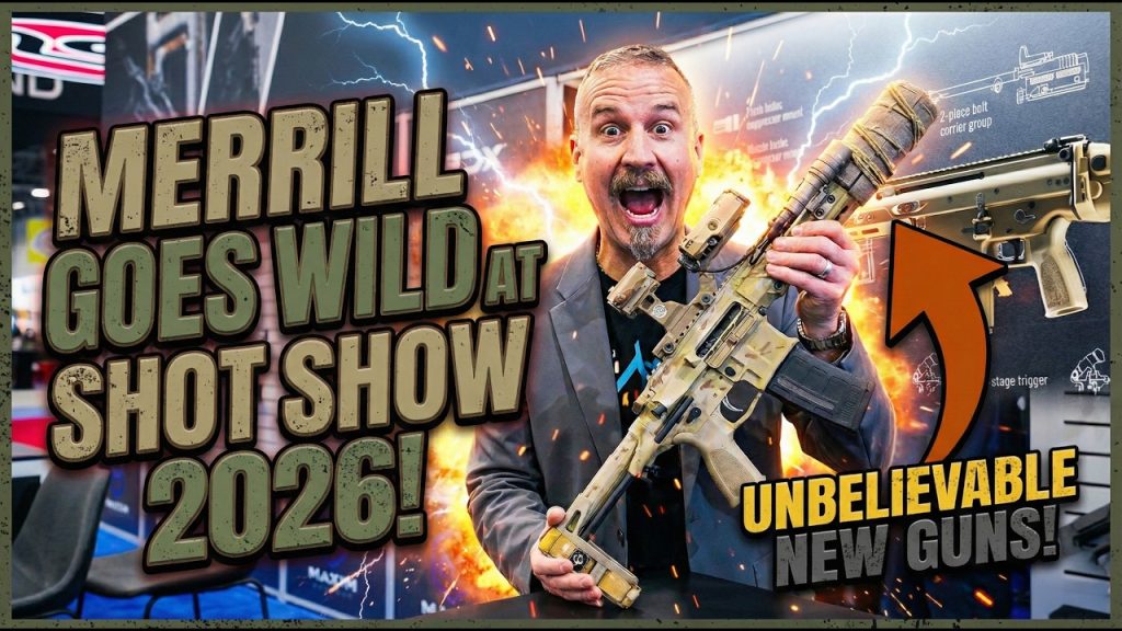 Dave Merrill Goes Wild at SHOT Show 2026 | SCAR Is Back, PKM Returns, SAK21, Giggle Guns Everywhere.