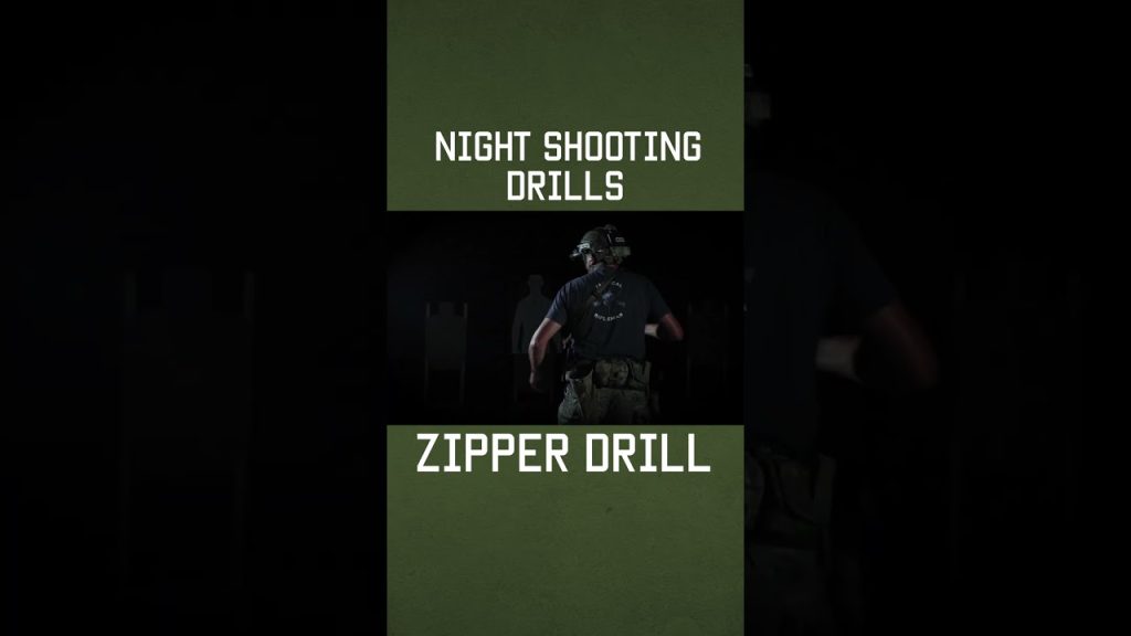 Night shooting drills for you: ZIPPER DRILL #nvg #training #military