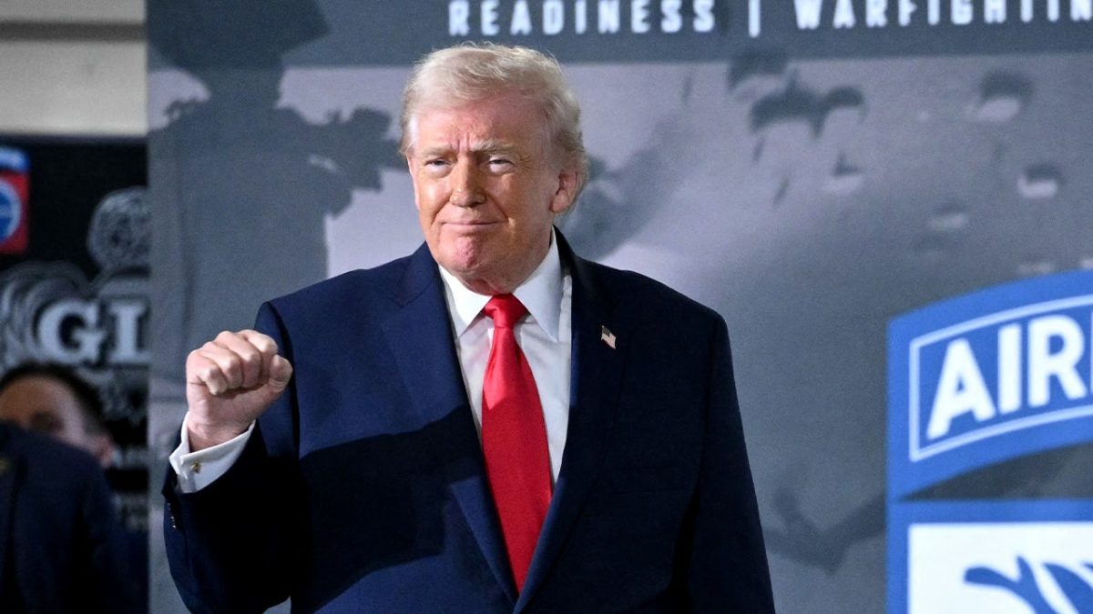 President Donald Trump recounts Maduro capture at Fort Bragg event