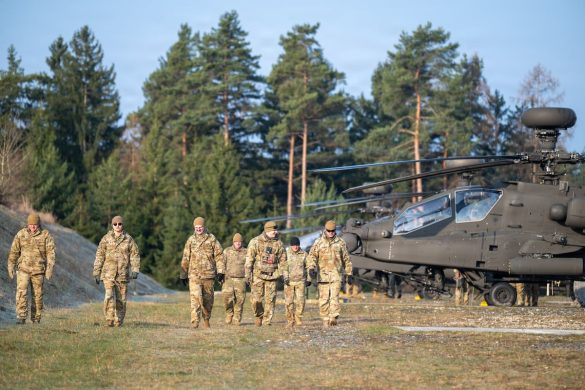 Apache helicopter shoots down drones in Europe for first time in combat exercise