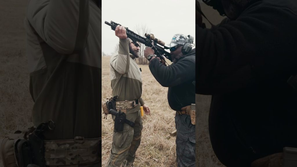 Is there a correct way to hold your rifle? #opinion #military