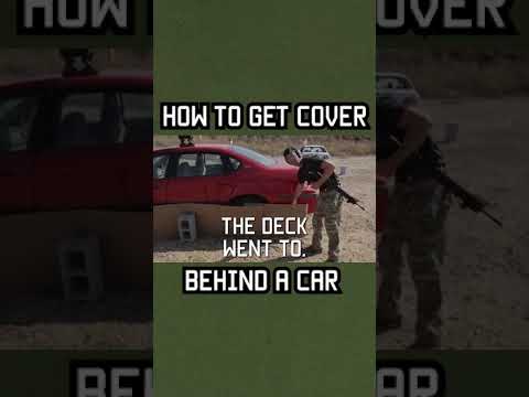 How to get cover behind a car #car #military #selfdefense
