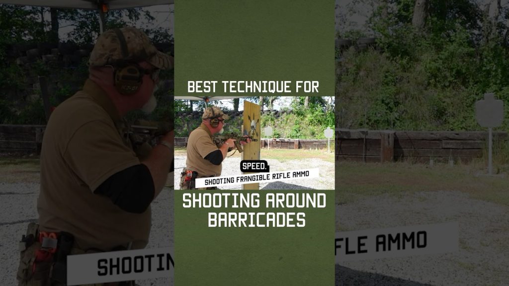 Best Technique for Shooting Around Barricades #military #tips #training