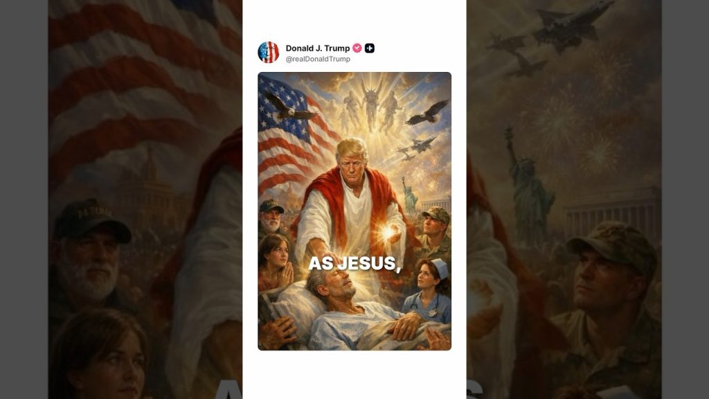 Trump Mocks Jesus. Tucker Responds.