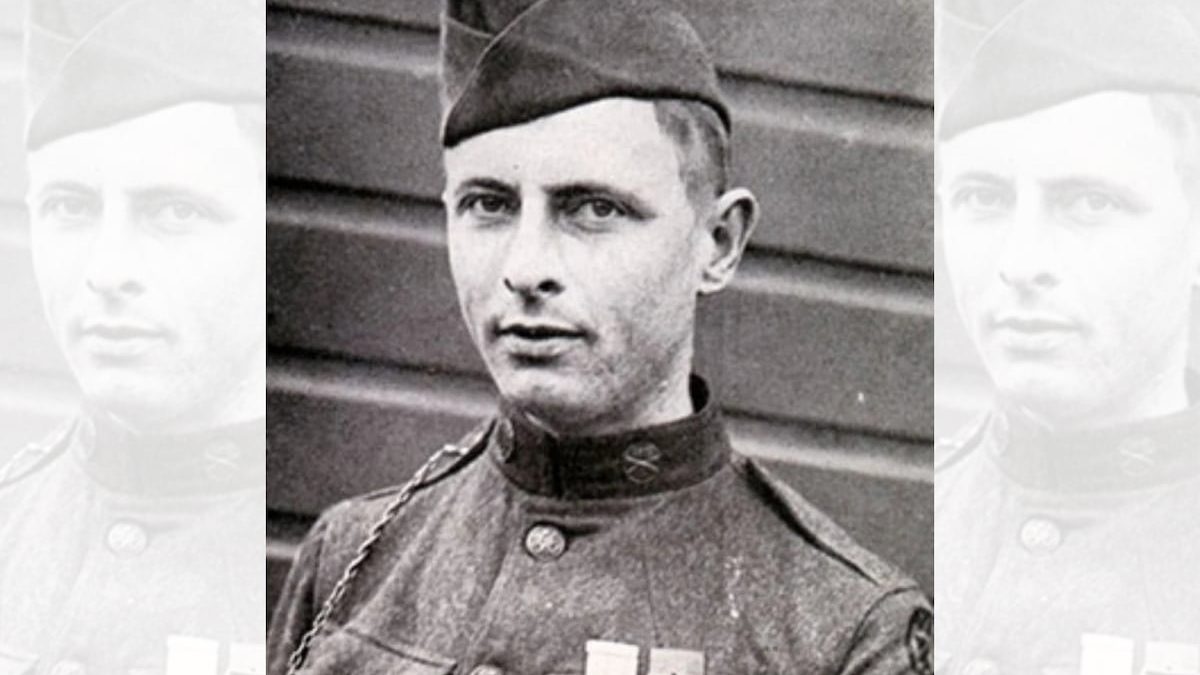 This WWI soldier saved two men from a burning tank with his bare hands