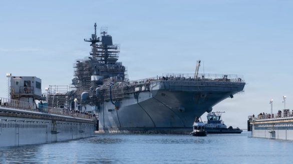 Navy ‘going to study’ possibility of building ships outside US, Phelan says