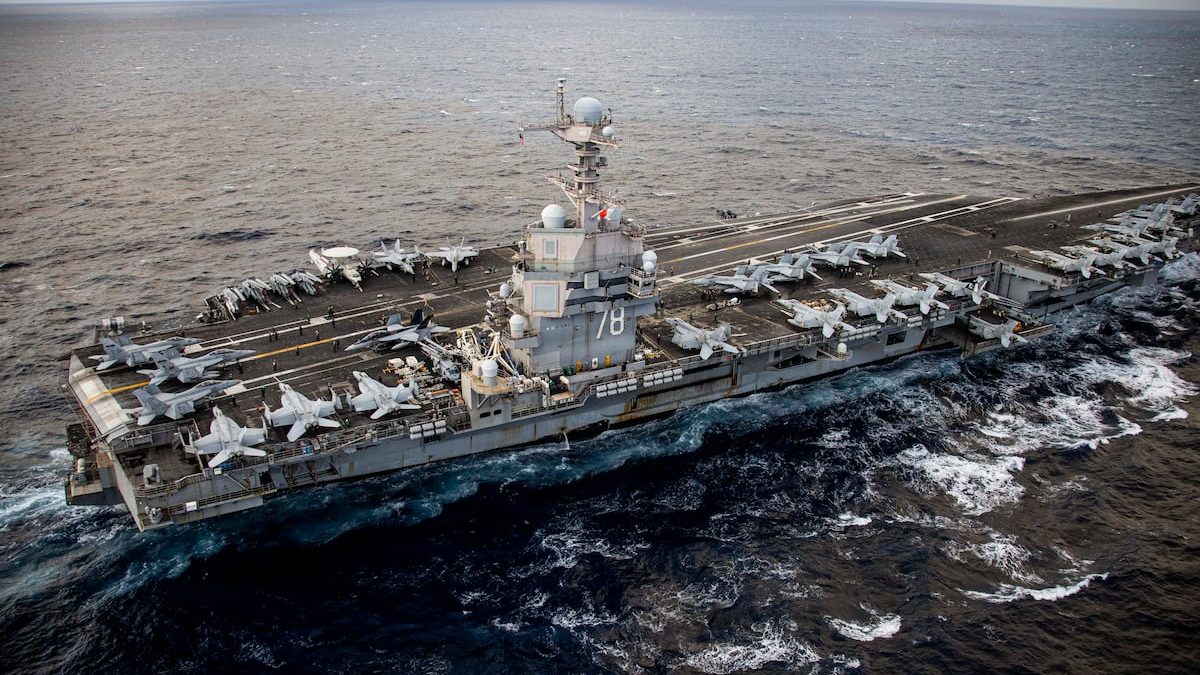 Three’s company: Trio of US carriers operating in Middle East for first time in decades