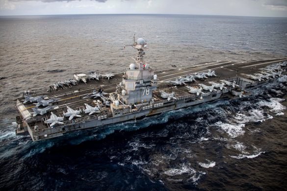 Three’s company: Trio of US carriers operating in Middle East for first time in decades