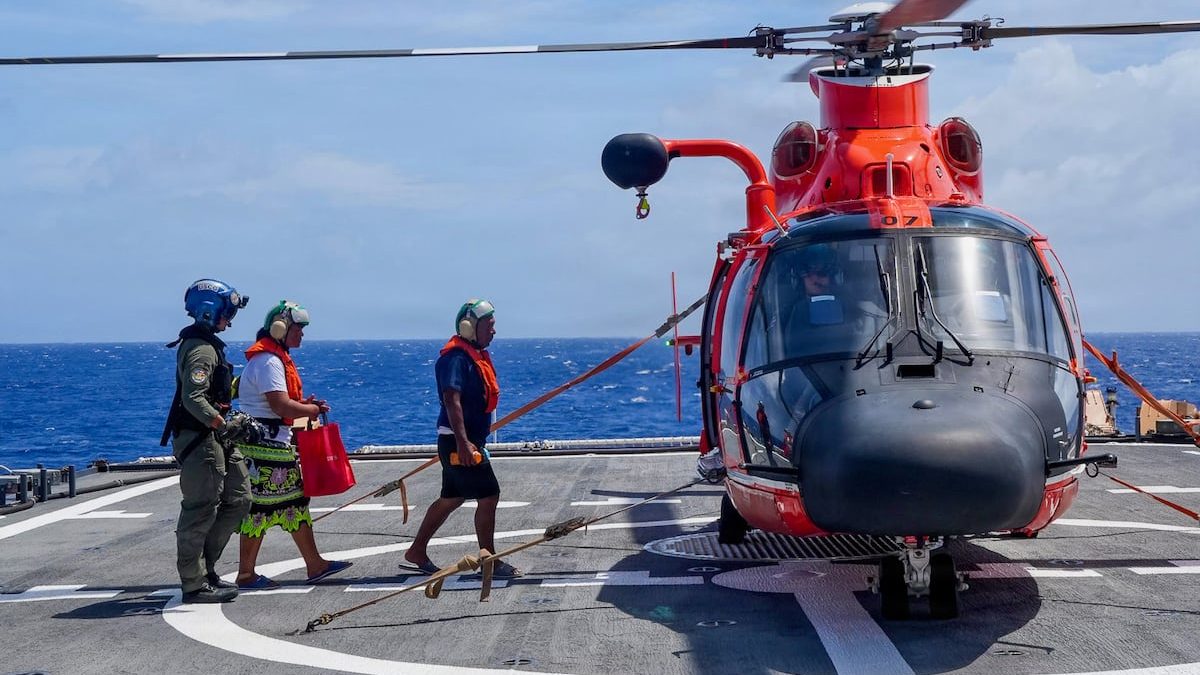 US Coast Guard rescues family missing for 7 days in Micronesia