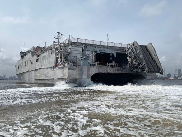 Former USNS Carson City skipper accused of 2021 rape surrenders license