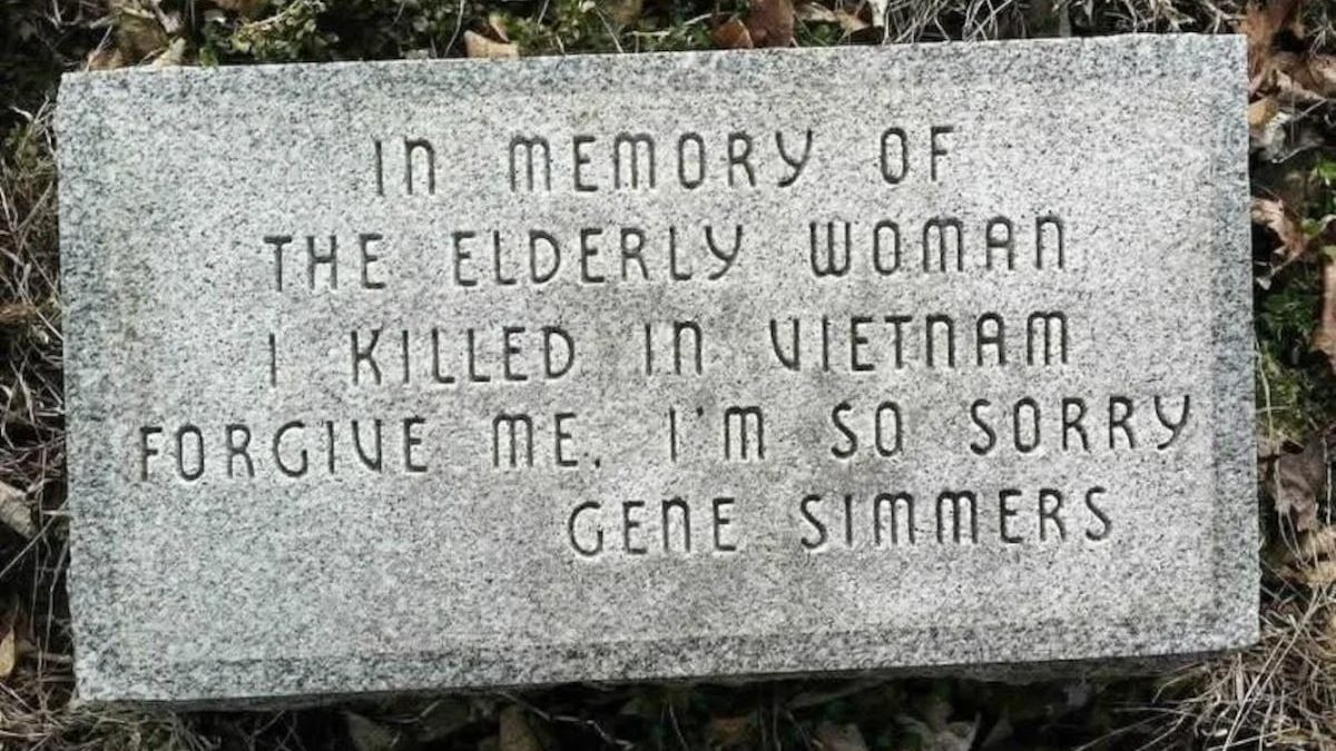 Vietnam veteran’s gravestone somber reminder of war’s toll