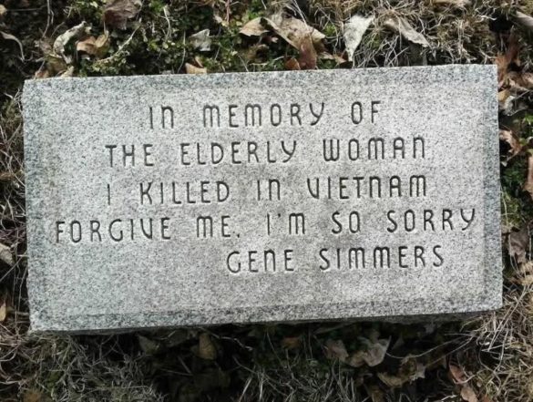 Vietnam veteran’s gravestone somber reminder of war’s toll