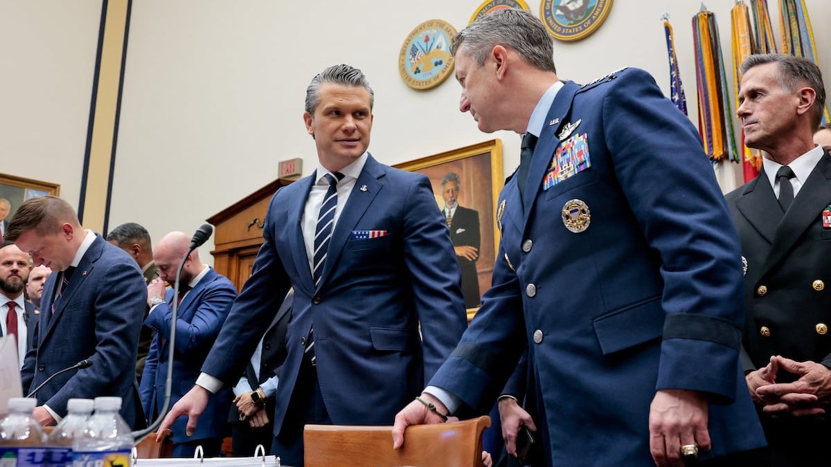 Don’t call it a ‘quagmire’: defense secretary refuses to speculate on length of Iran war