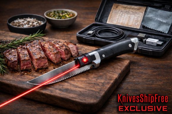 Tricked Out Steak Knife Brings Tacticool to the Kitchen Table