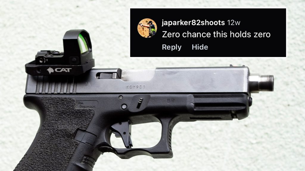 Magnetic Red Dot for pistols