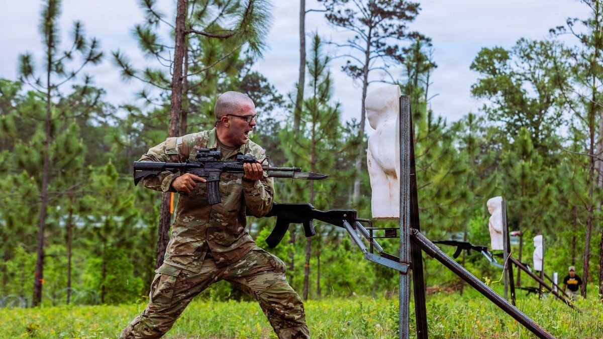 In an age of drones, Army Rangers will now stab through a new bayonet course