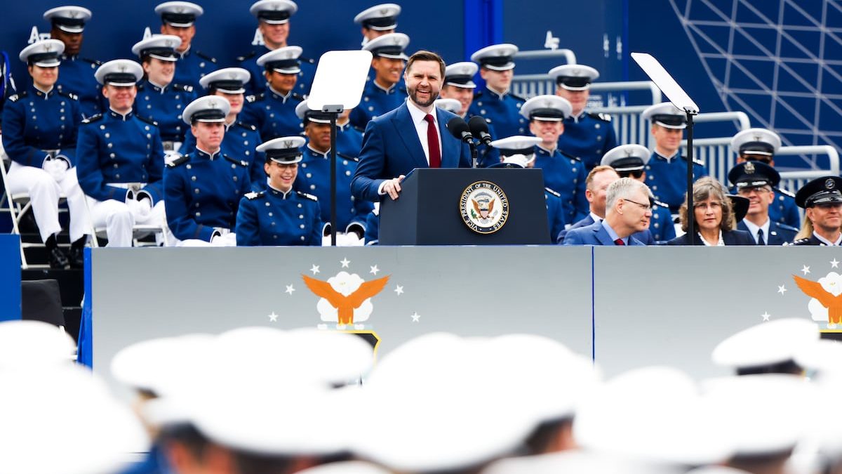 Vance advises Air Force Academy graduates to not concede decision making to AI