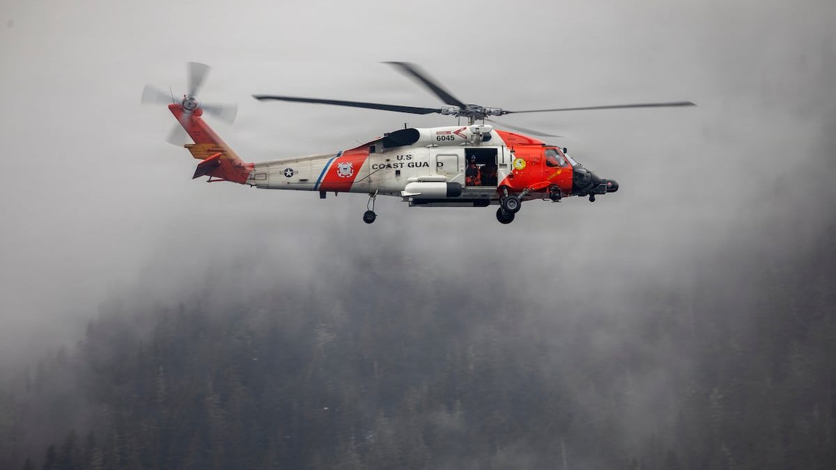 US Coast Guard helicopter crashes in Alaska with four onboard
