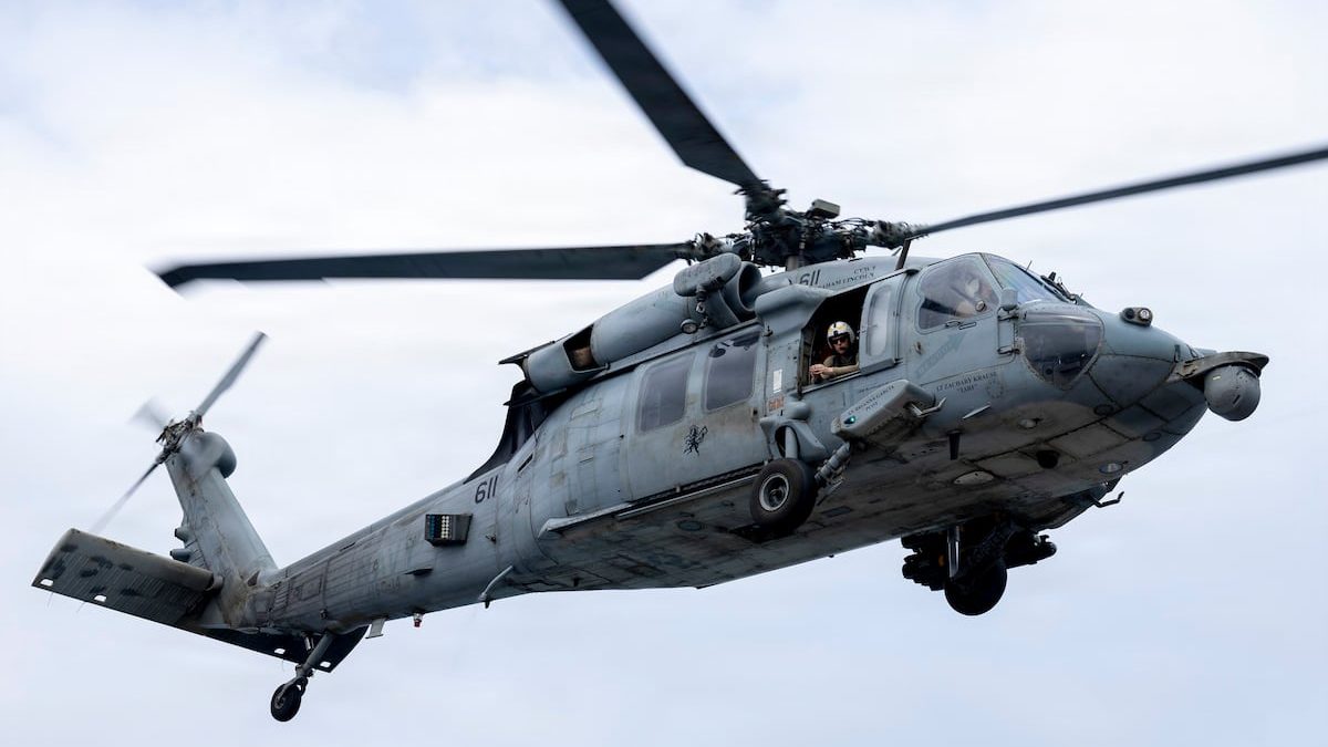 US Navy aviator missing after helicopter makes emergency landing in Arabian Sea