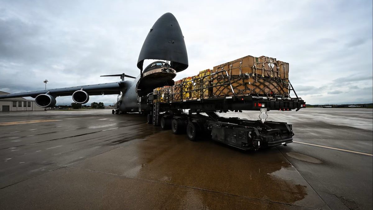 Air Force’s C-5M Super Galaxy aids in removal, destruction of $5 billion worth of illegal drugs
