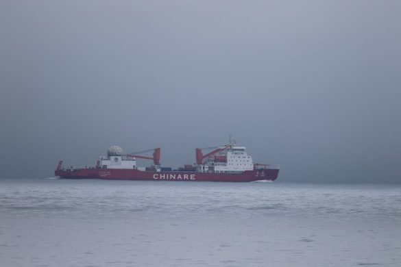 Coast Guard monitors Chinese research vessel as it cuts through sovereign-US waters to the Arctic