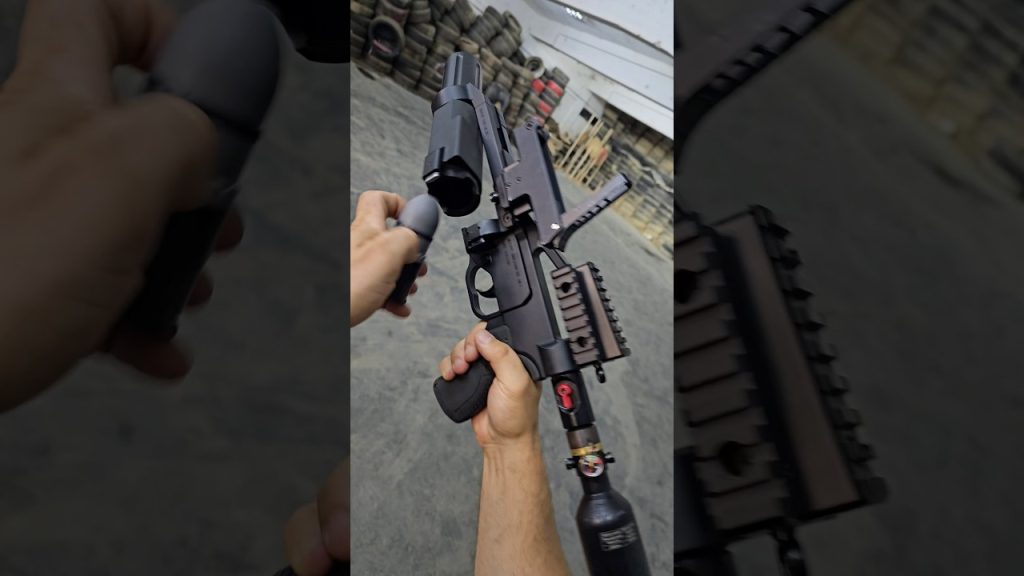 Grenade launcher fired indoors