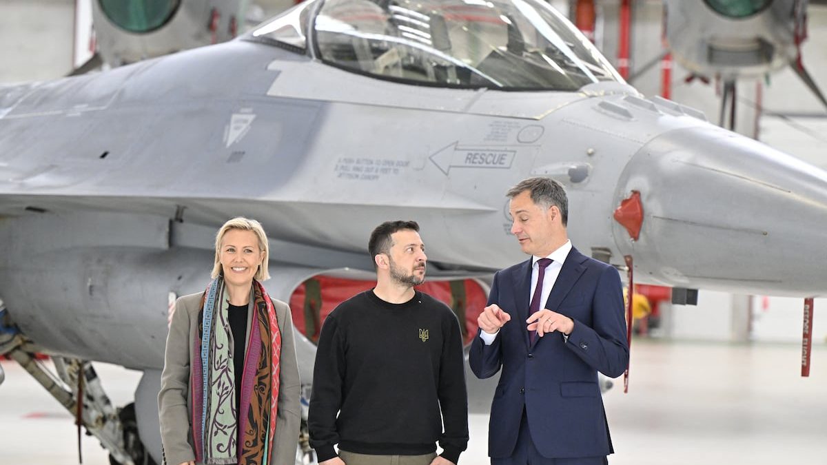 ‘Incredible work’: Ukrainian F-16 downs Russian fighter jet for first time