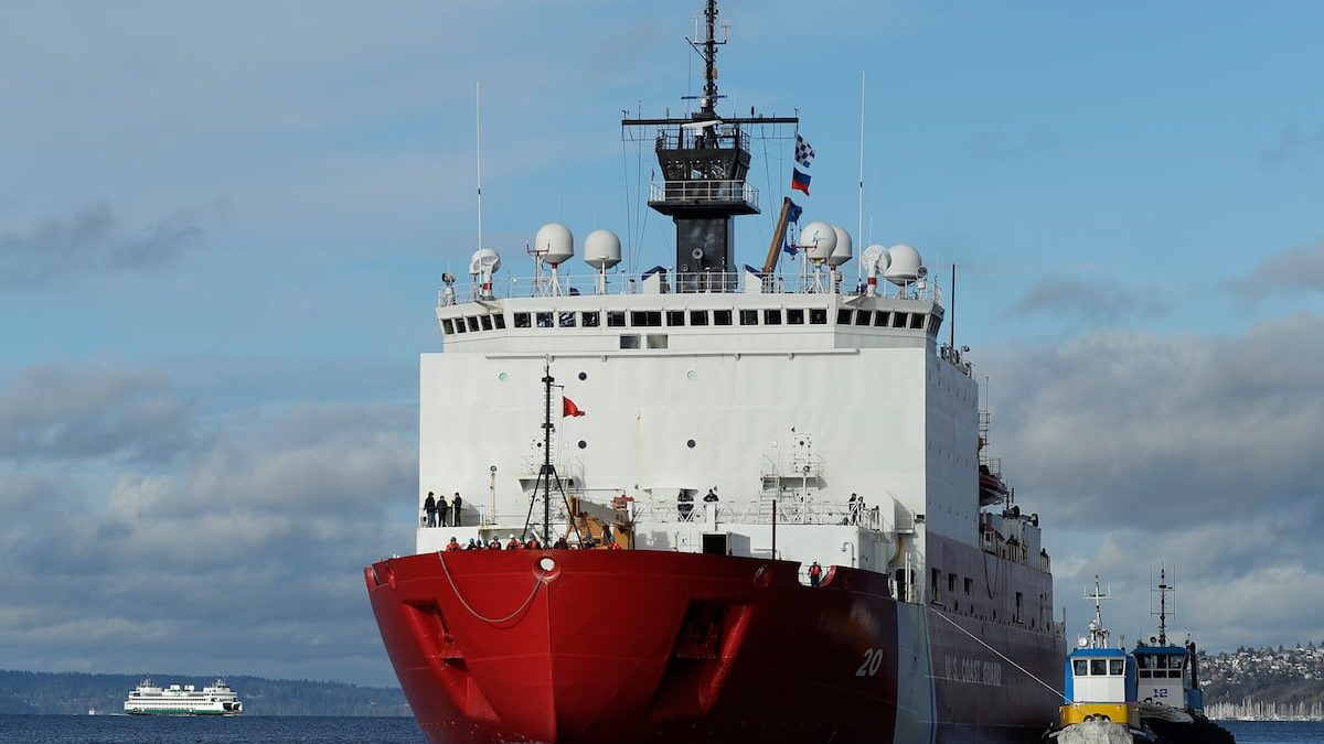 Coast Guard icebreaker Healy towed to Washington after engine failure