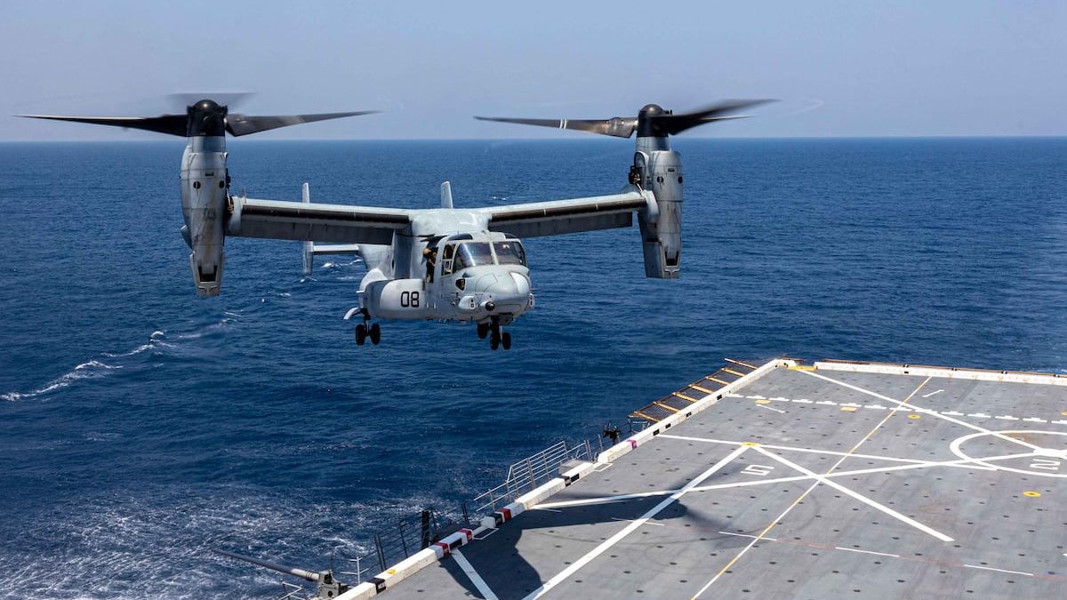 US Marine Corps welcomes delivery of final MV-22B Osprey