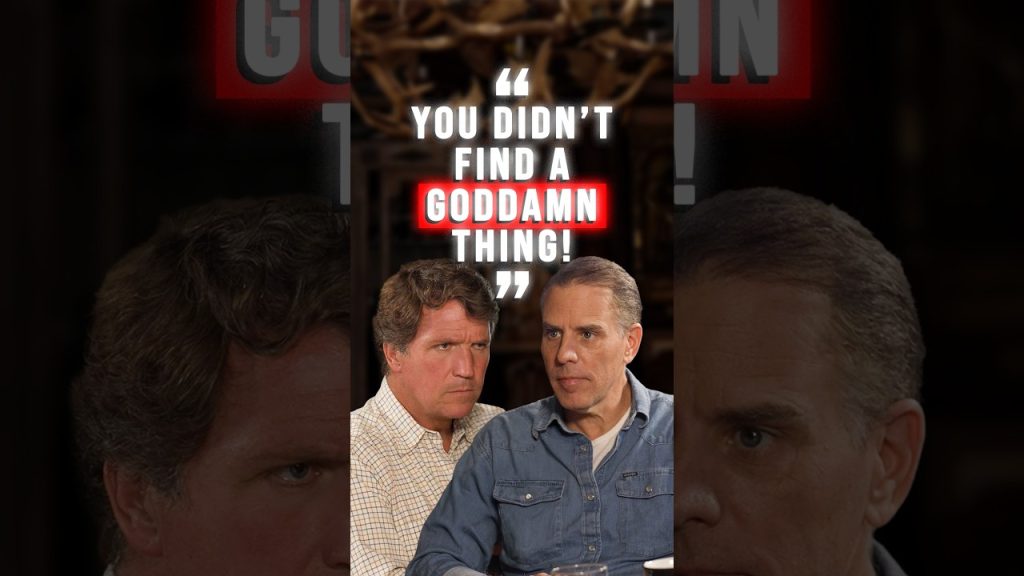 Our conversation with Hunter Biden. Monday.