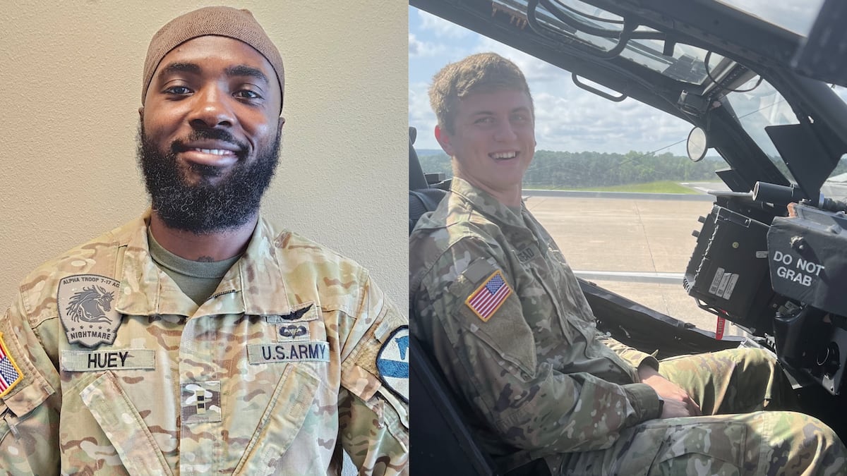 Army identifies two soldiers killed in Apache crash