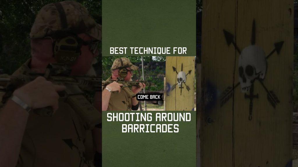 A tip for shooting around barricades #militaryeverything #airsoft #tips #training