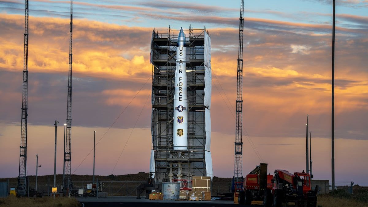 Sentinel ICBM achieves vertical stacking ahead of 2027 initial flight testing