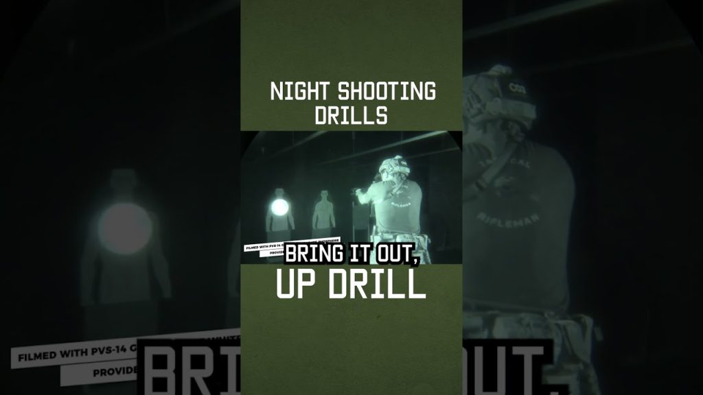 Night Shooting Drill: UP DRILL  #military #militaryeverything #tips #army #training