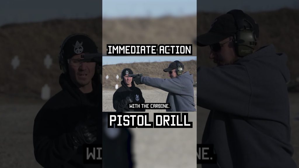 IMMEDIATE ACTION PISTOL DRILL  #military #militaryeverything #tips #army #training